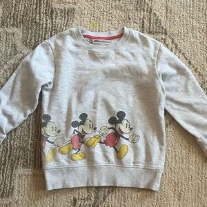 Kids Vintage Mickey‎ Mouse “The One & Only” Crew Neck Well Worn in Pullover 5T